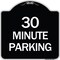 Signmission 30 Minute Parking Heavy-Gauge Aluminum Architectural Sign, 18" x 18", BS-1818-24427 A-DES-BS-1818-24427 - alternate 1